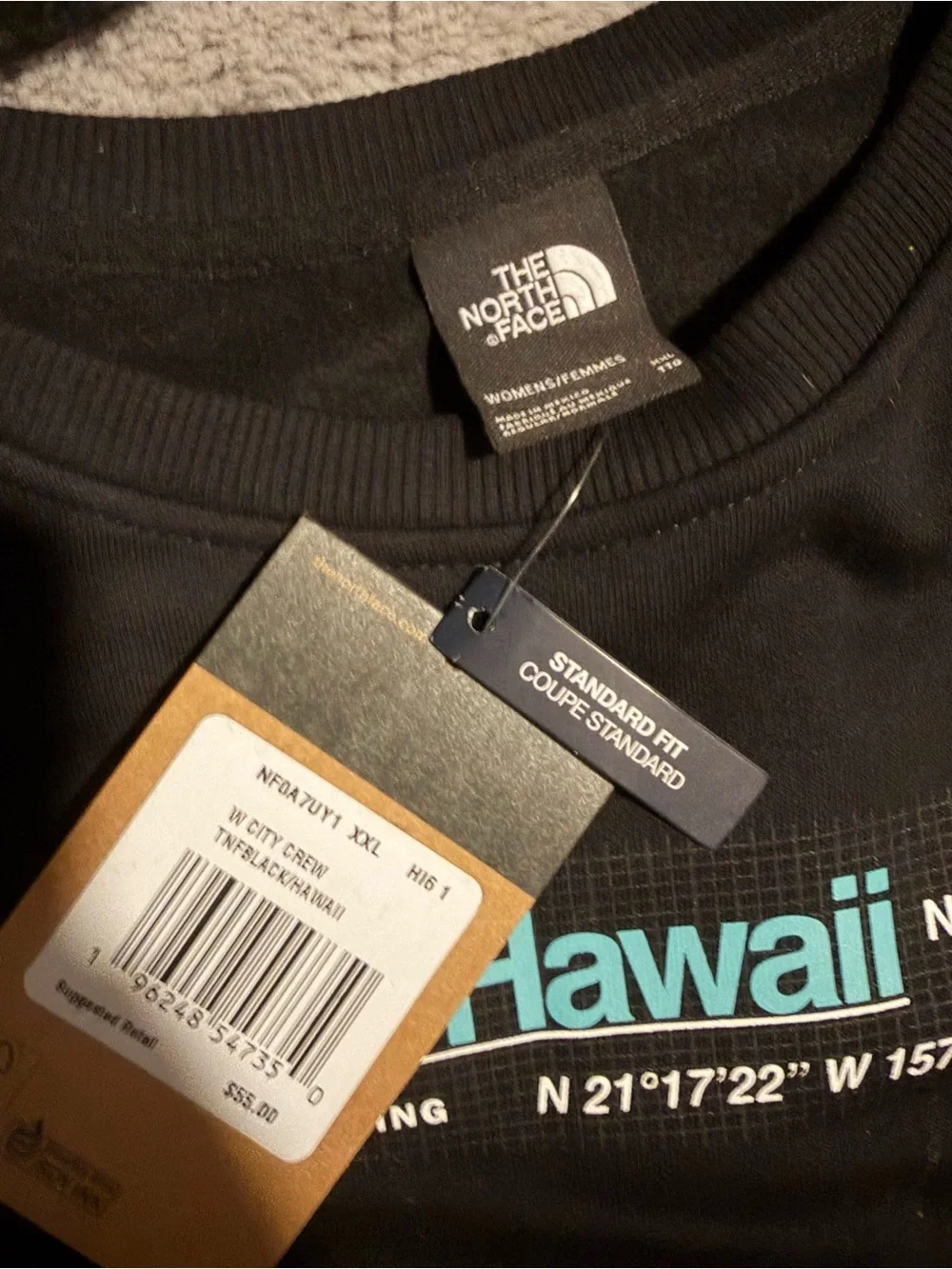 The North Face Men's Black Hawaii Graphic Crewneck Sweatshirt